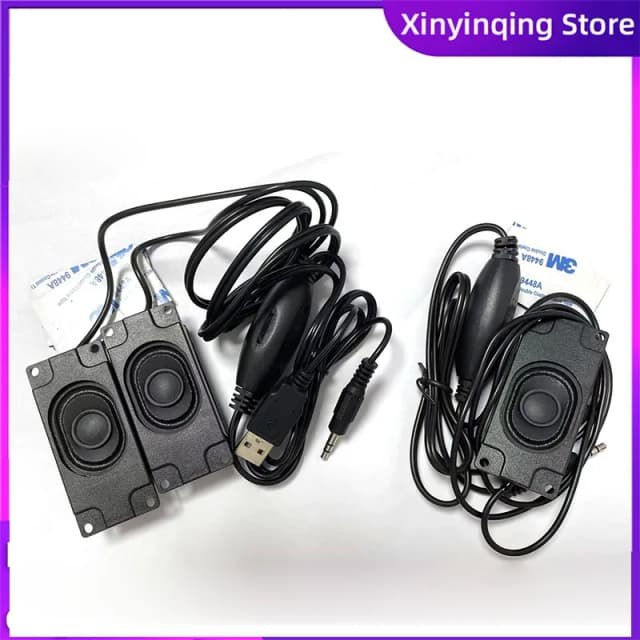 XYQ 미니 액티브 스피커 혼 컴퓨터 스피커 전력 증폭기는 Raspberry Pi 4B/3B +/2B 단일 스피커 앰프에 사용됩니다.