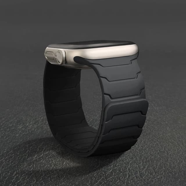 애플 워치 밴드용 자석 스트랩 46mm 44mm 40mm 45mm 41mm 42mm 실리콘 링크 루프 팔찌 iWatch 시리즈 11 10 9 SE 8 7 6 5