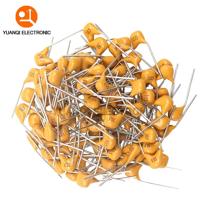 100pcs 모놀리식 세라믹 커패시터 50V 10PF 47PF 100PF 2.2nF 4.7nF 10nF 100nF 470nF 1UF 0.1UF 0.47UF 102 222 472 103 104 105