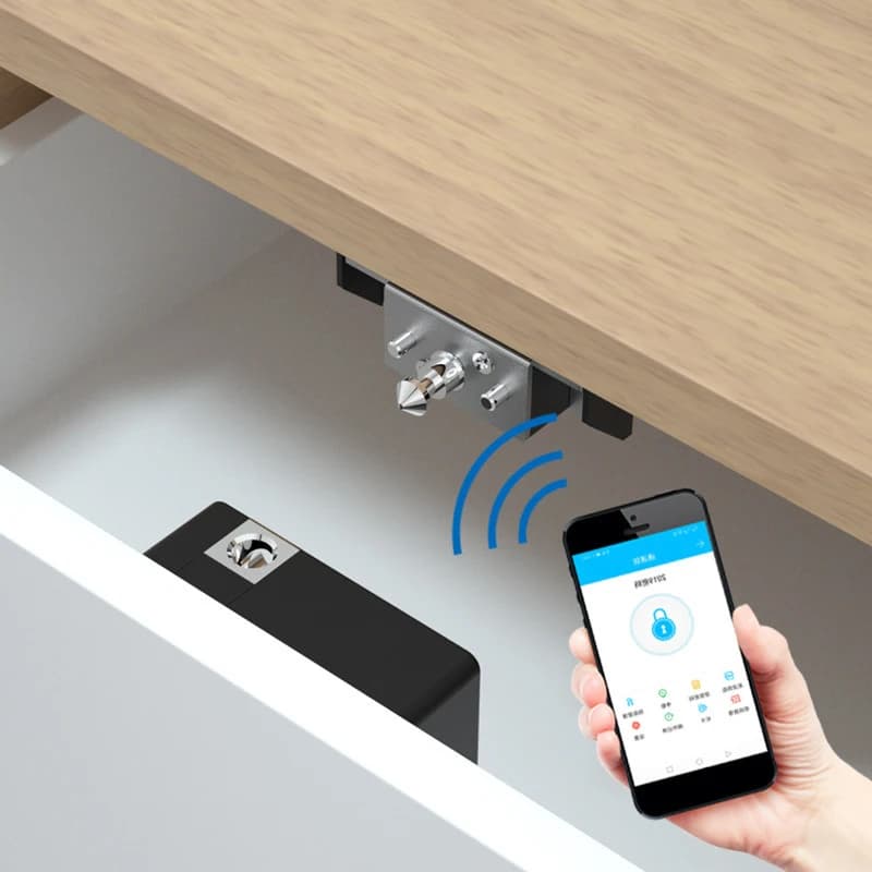 스마트 서랍 잠금 장치 보이지 않는 전자 RFID 13.56MHz IC 캐비닛 잠금 장치 지능형 열쇠가없는 센서 잠금 장치 설치가 용이함
