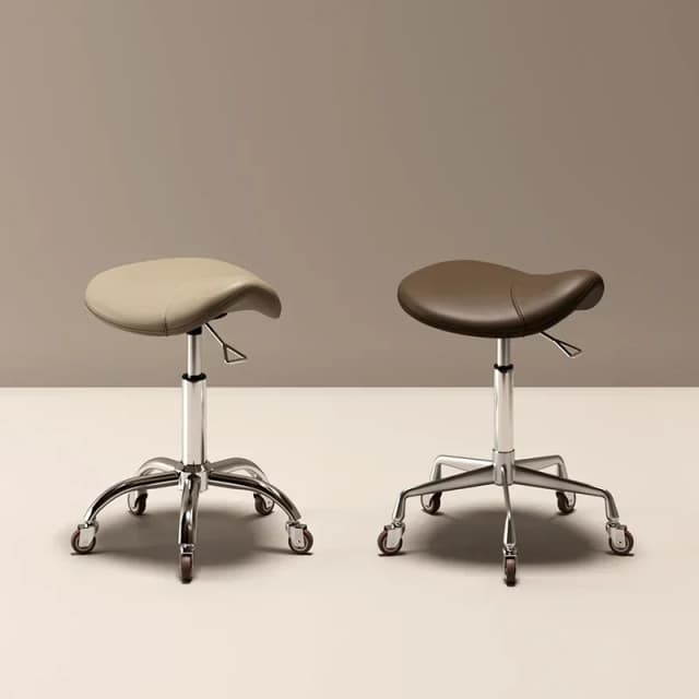 말 안장 드레싱 의자 회전 미용사 의자 조정 가능한 미용실 Tabouret Coiffeuse 정원 가구