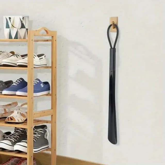 1개입 초장형 플라스틱 신발주걱 내구성 있는 신발주걱 굽힘 필요 없는 임산부용 보조기구