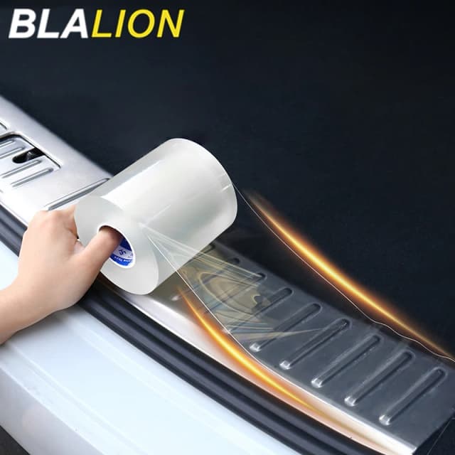 BLALION 투명 자동차 도어 프로텍터 스티커 안티 스크래치 테이프 자동 트렁크 씰 스커프 프로텍터 필름 도어 엣지 보호