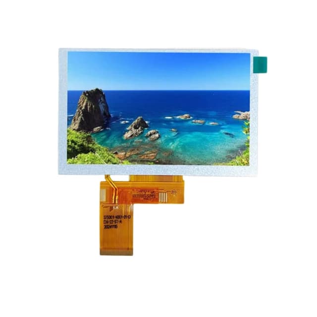 산업용 제어 화면, 고화질 1000 밝기, 수중 카메라 장비, IPS 800*480, 5 인치 화면