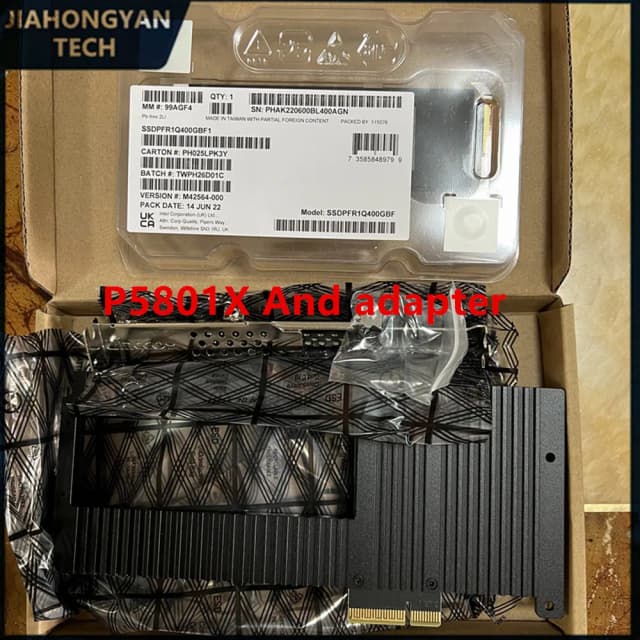기존 SSD DC P5801X 400G E1.S 인터페이스 PCIE4.0X4 엔터프라이즈 솔리드 스테이트 드라이브 Intel OPTANE의 새로운 기능