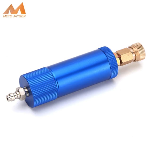 고압 핸드 펌프 필터 블루 물-오일 분리기 M10x1 8MM 퀵 커넥터 공기 압축기 필터링 코튼 요소 40Mpa