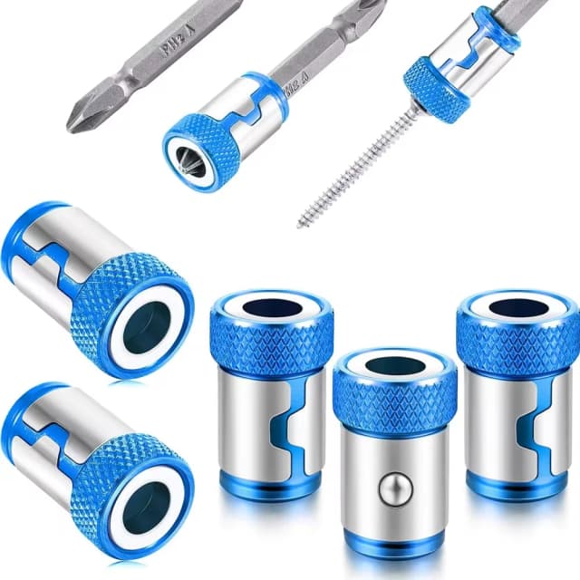 마그네틱 스크루 링, 자화 링 스크루 드라이버 비트, 전기 스크루 드라이버 비트, 1/4 인치, 6.35mm, 1 개