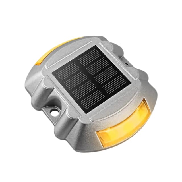 Casting Aluminum Solar Power Waterproof 6 LED Lamp Wireless Outdoor Road Driveway Pathway Light LED Outdoor Lamp 2 pcs Flashing