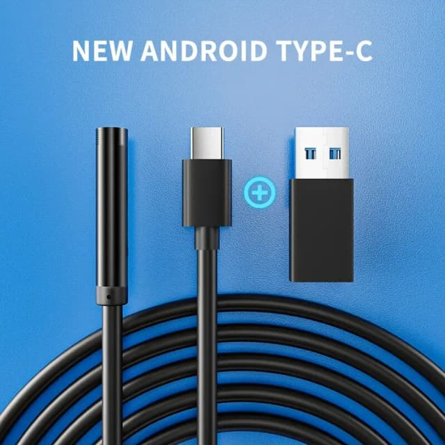 5.5MM 8.0MM 7.0MM TYPE-C 내시경 카메라 6 LED 조정 가능한 USB 안드로이드 전화 PC 용 유연한 검사 내시경 카메라