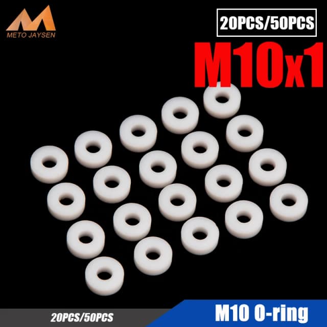 공압 M10 M8 PTFE O-링 가스켓 고압 미니 게이지 커플러 소켓용 에어 씰 씰링