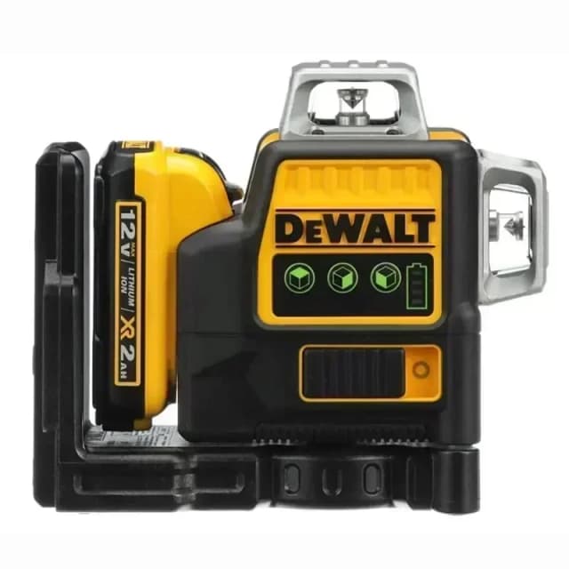 Dewalt DW089L 측면 * 360도 수직 리튬 배터리 12 라인 레이저 레벨 수평 녹색 미터 야외 도구