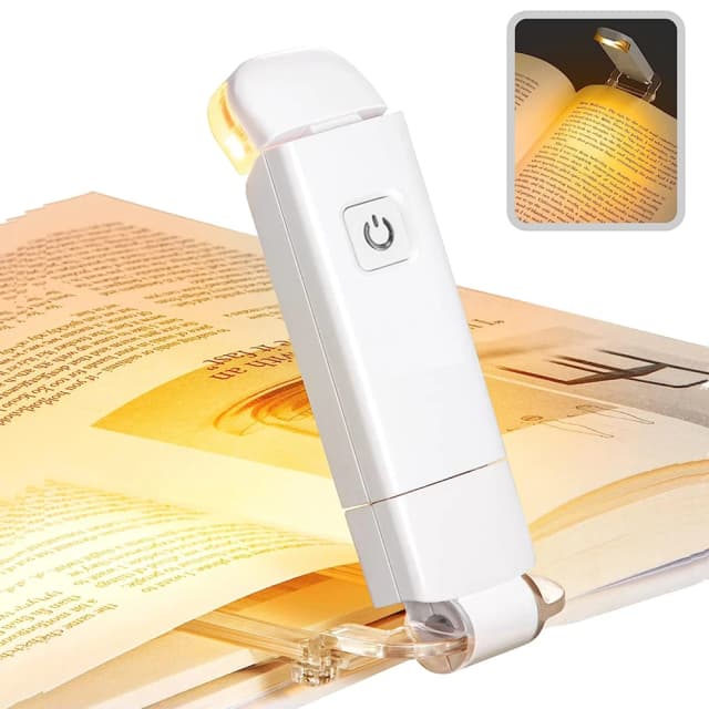 USB 충전식 책 독서 등 밝기 조정 가능한 LED 클립 책 빛 아이 케어 책 램프 어린이 읽기 빛