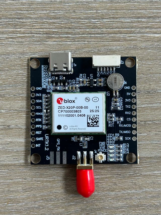 ZED-X20P-00B-00 우수한 보드, 직렬 I2C 및 SPI 작동, ESP32로 I2C 및 SPI 제어, ZED-X20P ZED-F9P UM980 UM982