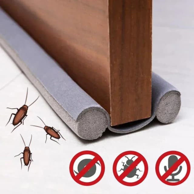 도어 바닥 씰 스트립 유연한 바람 소음 감소 스토퍼 도어 씰링 차단기 아래 방음 Weatherstrip Anti-cockroach