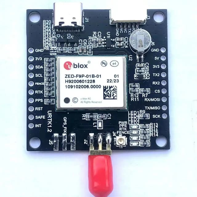 1PCS ZED-F9P-01B-01 RTK 차동 센티미터급 포지셔닝 모듈 GPS 네비게이션 모듈 새로운 공급 수신기 GNSS 보드
